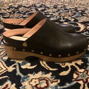JCrew Convertible leather clogs size 8.5